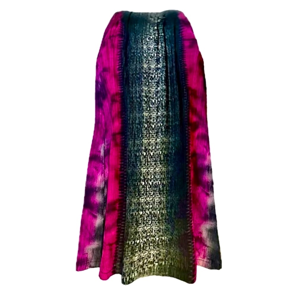 Issey Miyake Pleats Please vintage printed skirt